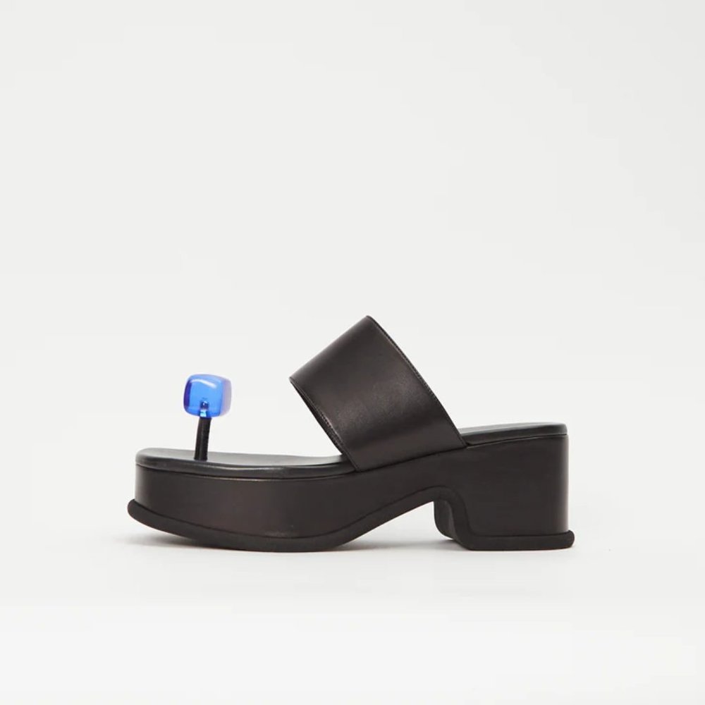 DRIES VAN NOTEN Chunky Leather Platform Sandal